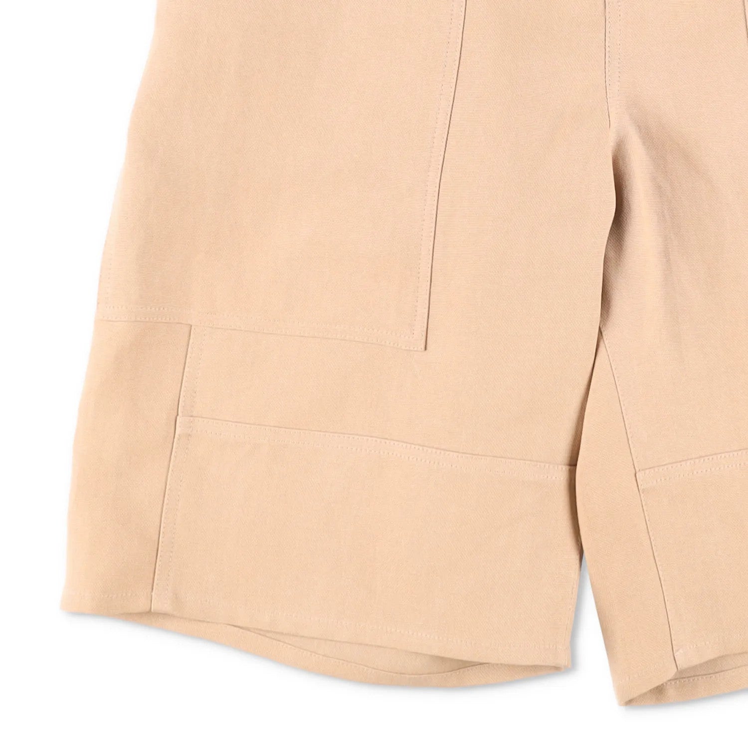FENDI Mens Bermuda Shorts Paper Canvas Beige Flat Front Zip Size 46 RRP 945 — View 3