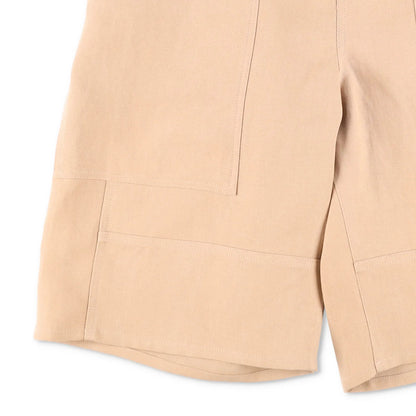 FENDI Mens Bermuda Shorts Paper Canvas Beige Flat Front Zip Size 46 RRP 945 — View 3