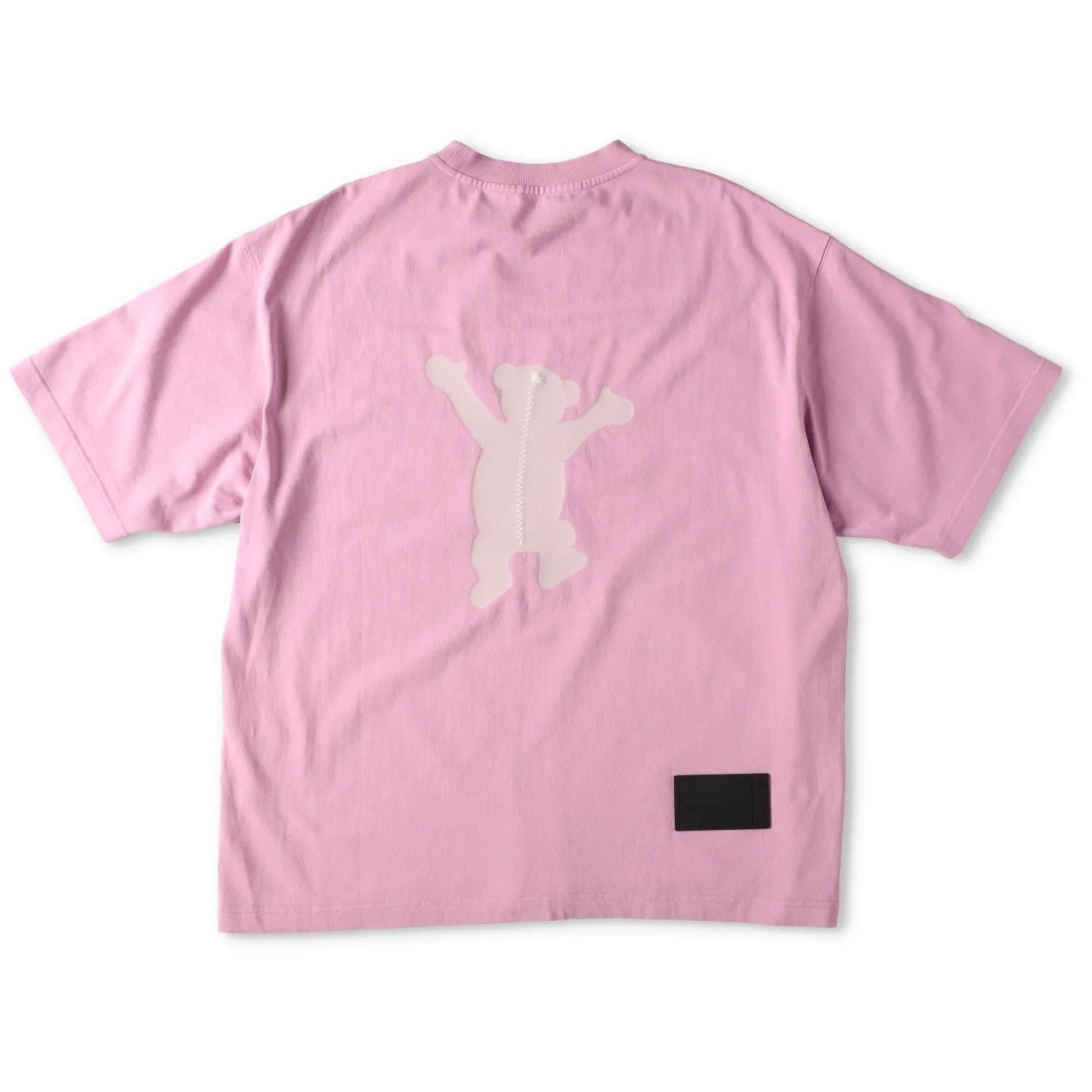 WE11 DONE Womens Pink Teddy Logo T-Shirt Cotton Animal Short Sleeve S RRP 250 — View 10