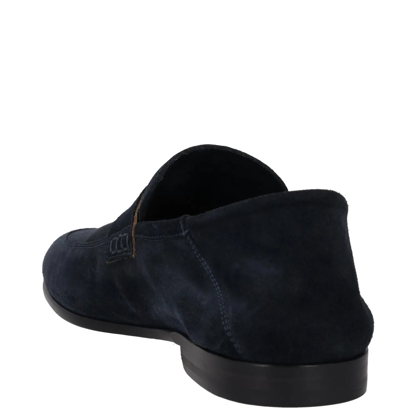 HARRYS Mens Dress Loafers Blue Suede Leather Slip On Elegant UK 8 RRP 250 — View 5