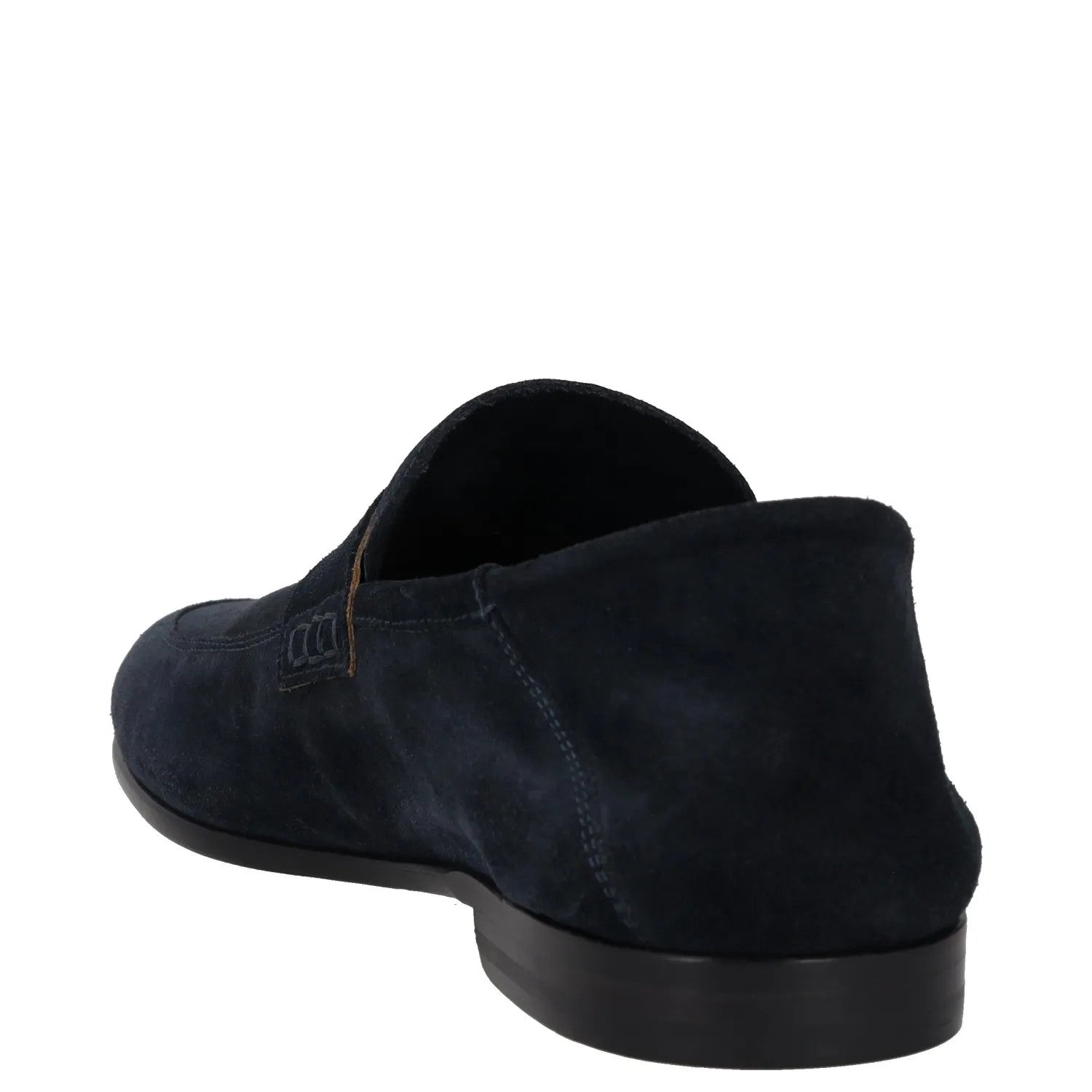 HARRYS Mens Dress Loafers Blue Suede Leather Slip On Elegant UK 8 RRP 250 — View 5