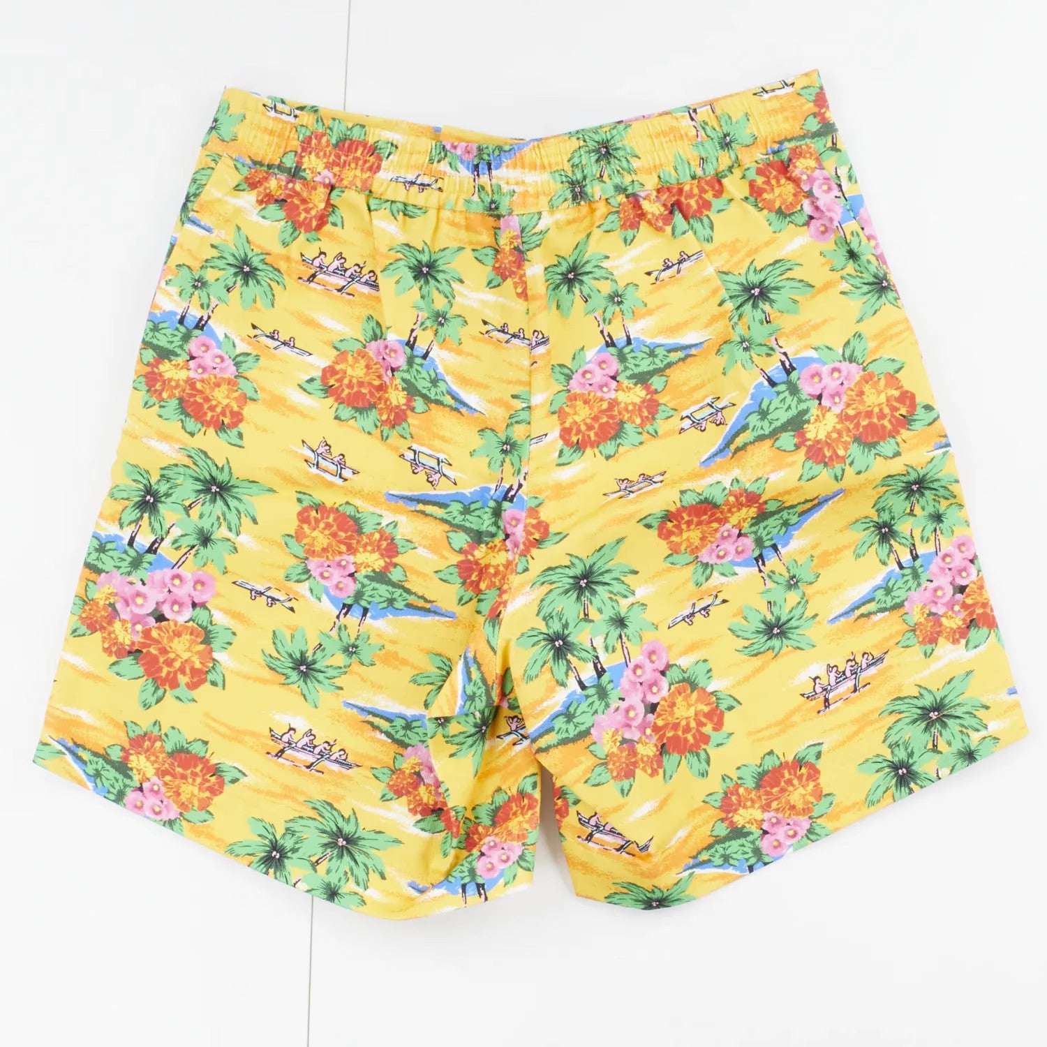 Anton Belinskiy Mens Printed Floral Bermuda Shorts Yellow Size S RRP 500 — View 4