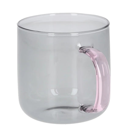 HAY single unit 300ml Mugs Multicoloured Handle Tea Glass Round OS RRP 45 — View 6