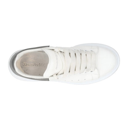 ALEXANDER MCQUEEN Womens Sneakers Pearl Black Leather Low Top EU 37.5 RRP 450 — View 7