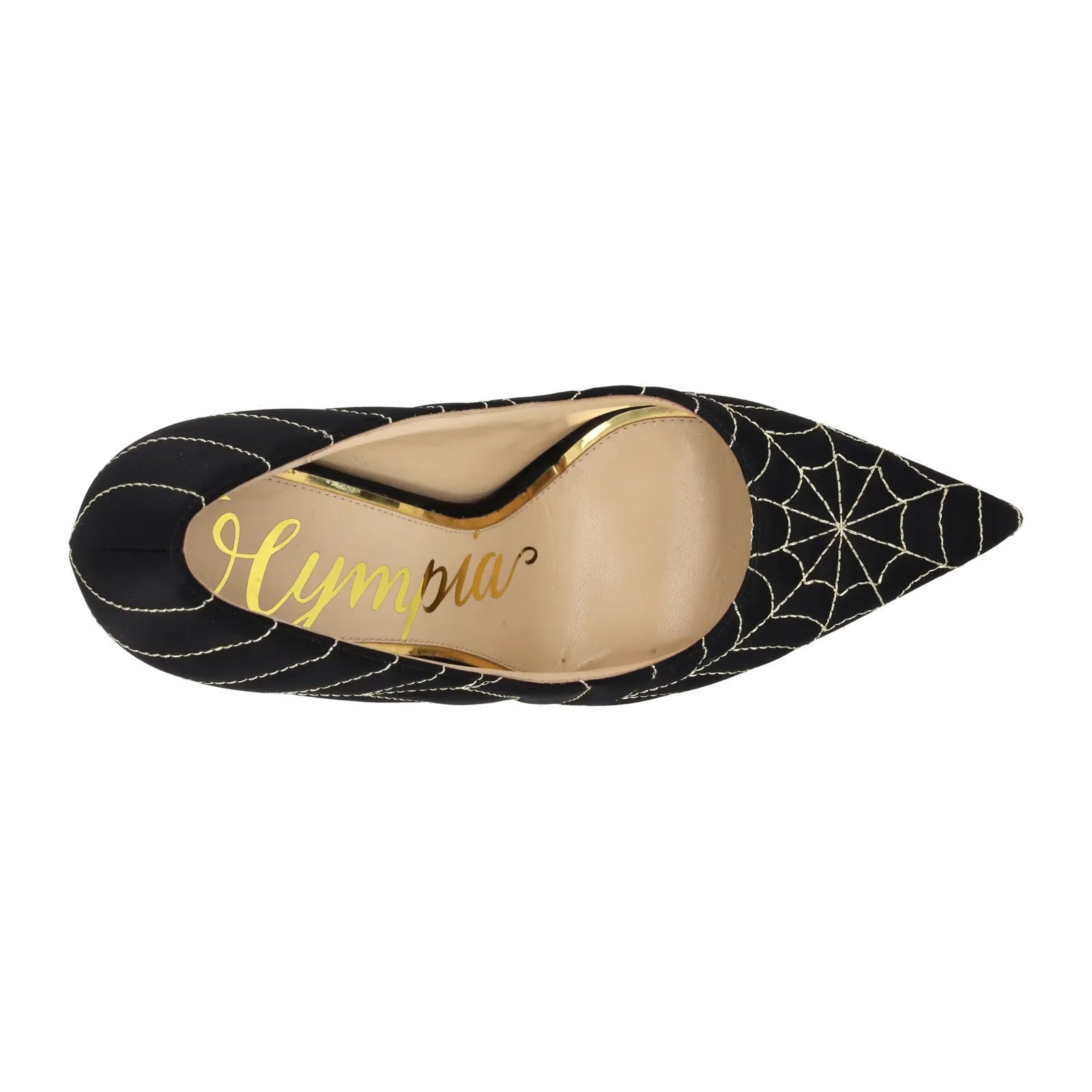 CHARLOTTE OLYMPIA Womens Bacall Pump Satin Court Shoes Black UK 8 RRP 615 — View 7