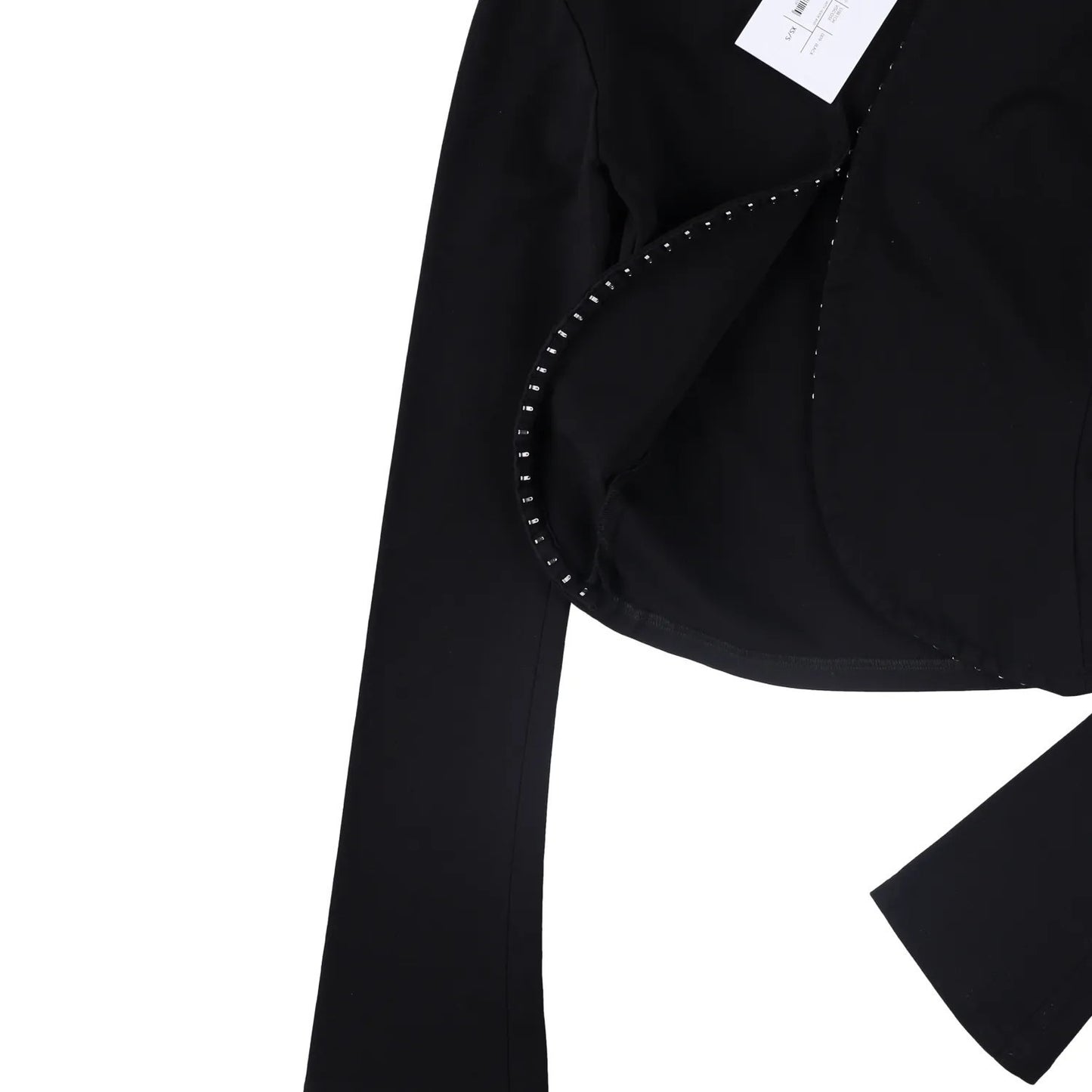 JADE CROPPER Womens Next Gen Long Sleeve Cardigan Black Size XS - S RRP 440 — View 4