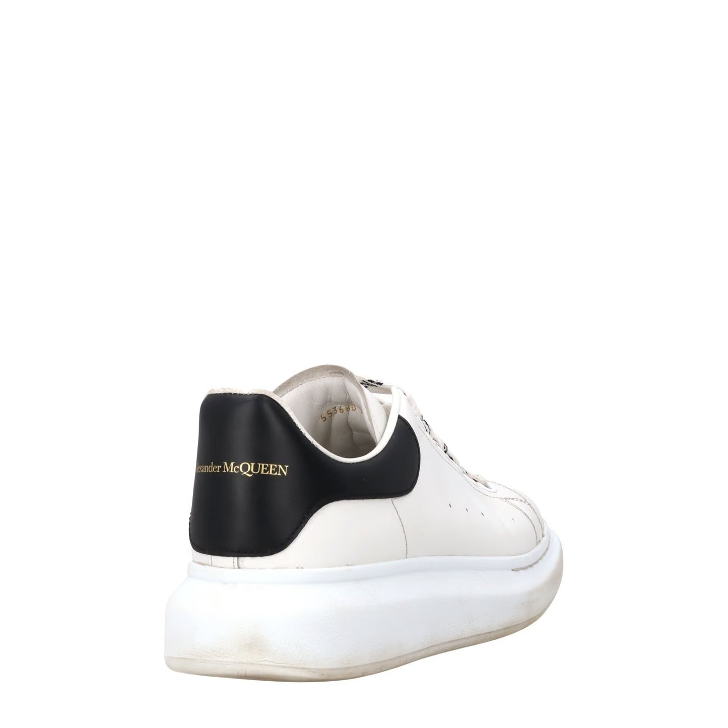 ALEXANDER MCQUEEN Mens Chunky Sneakers White Black Low Top Lace Up EU 42 RRP 450 — View 6