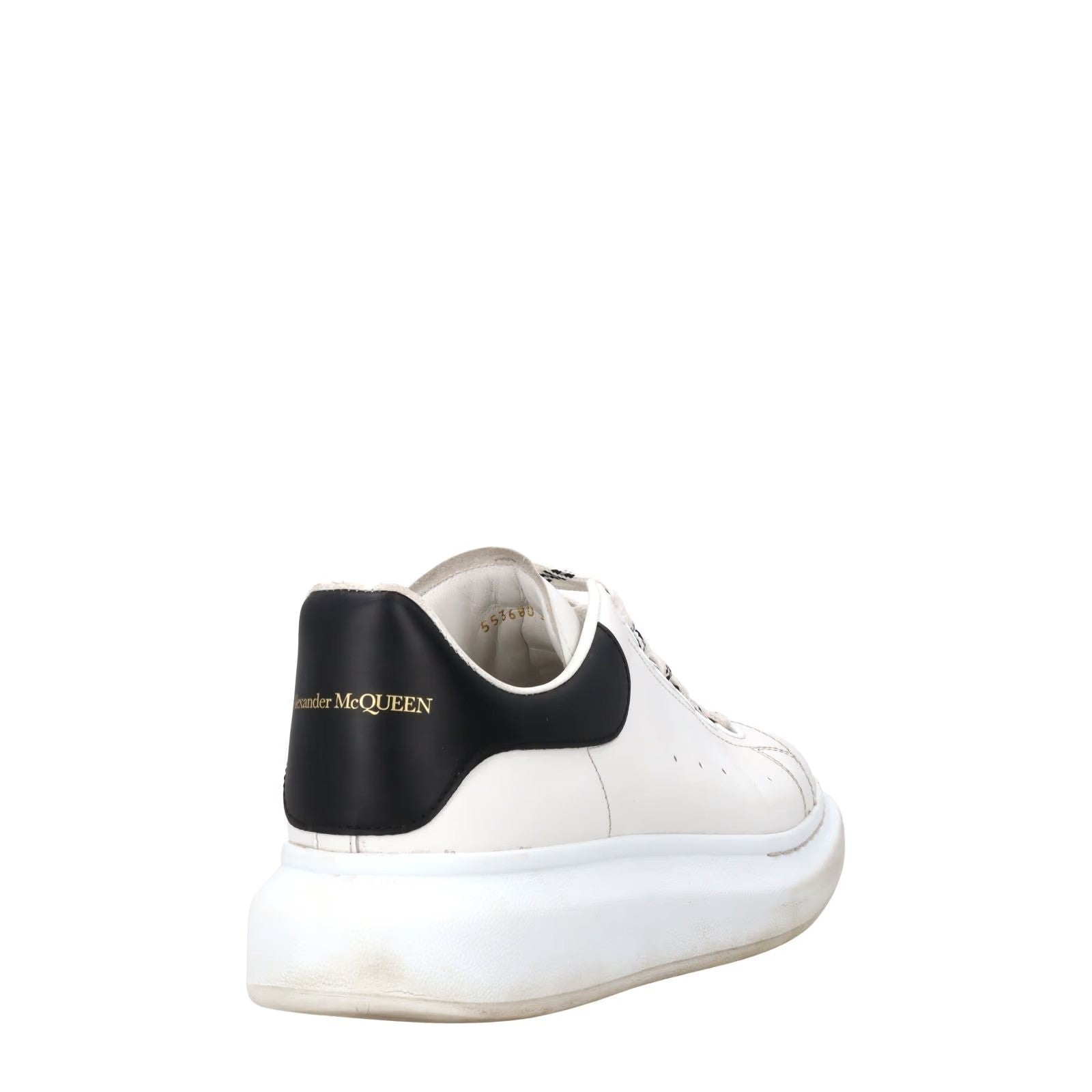 ALEXANDER MCQUEEN Mens Chunky Sneakers White Black Low Top Lace Up EU 42 RRP 450 — View 6