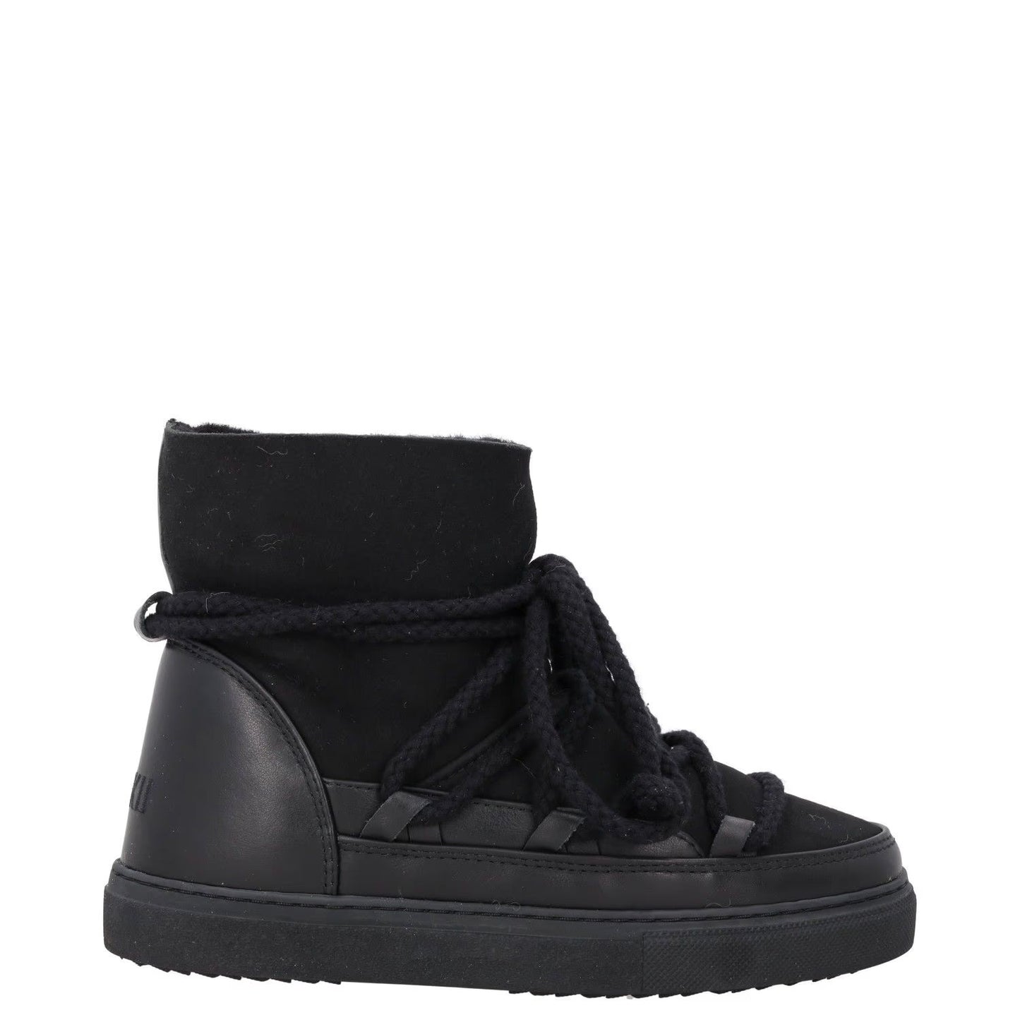 INUIKII Womens Snow Boots Rubber Sole Suede Shearling Lined Black EU 36 RRP 226