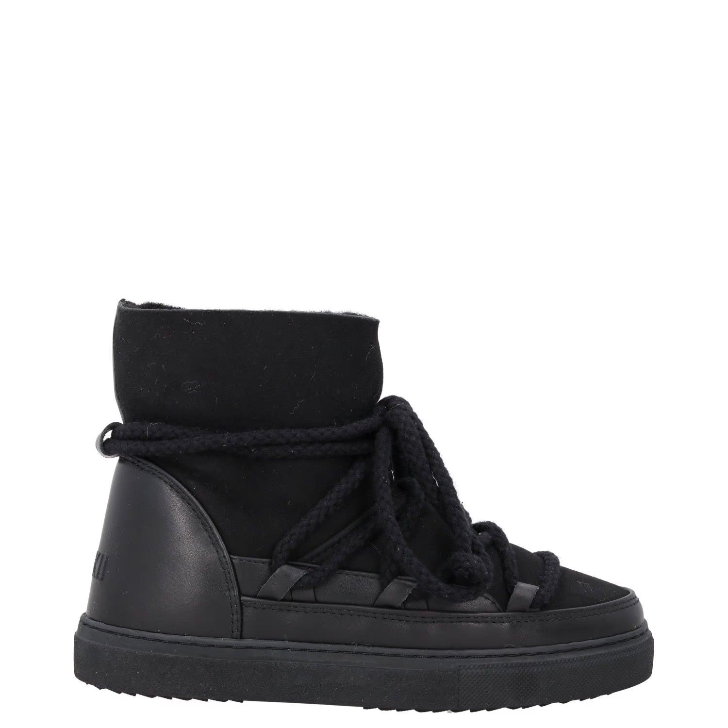 INUIKII Womens Snow Boots Rubber Sole Suede Shearling Lined Black EU 36 RRP 226