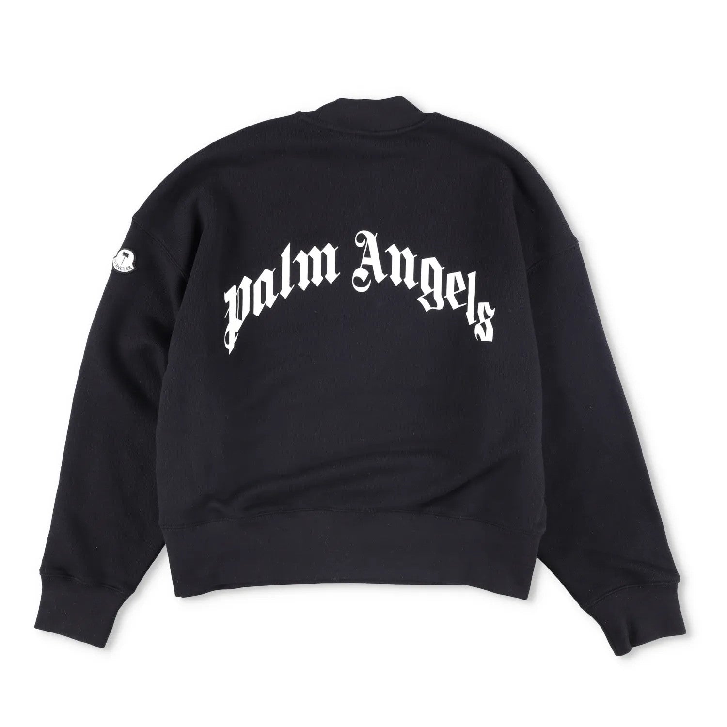 MONCLER GENIUS X Palm Angels Womens Bear Flames Sweatshirt Black XS RRP 565 — View 9
