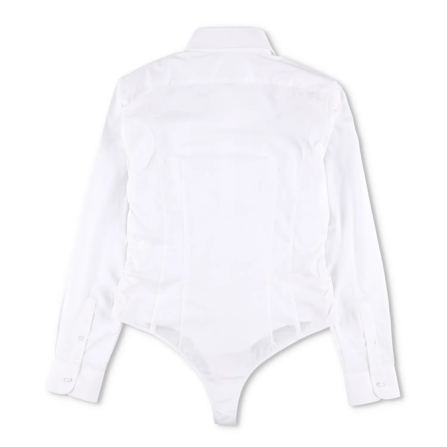 BETTTER Womens Fitted Bra Shirt White Basic Button-Up White Size S RRP 530 — View 12