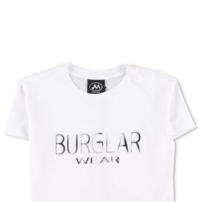 MOWALOLA Womens T-Shirt Short Sleeve Crew Neck Thin Burglar Wear White M RRP 135 — View 3
