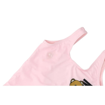 MOSCHINO KIDS Girls Climbing Toy Swimsuit Pink One Piece Logo 4 Years RRP 88 — View 5