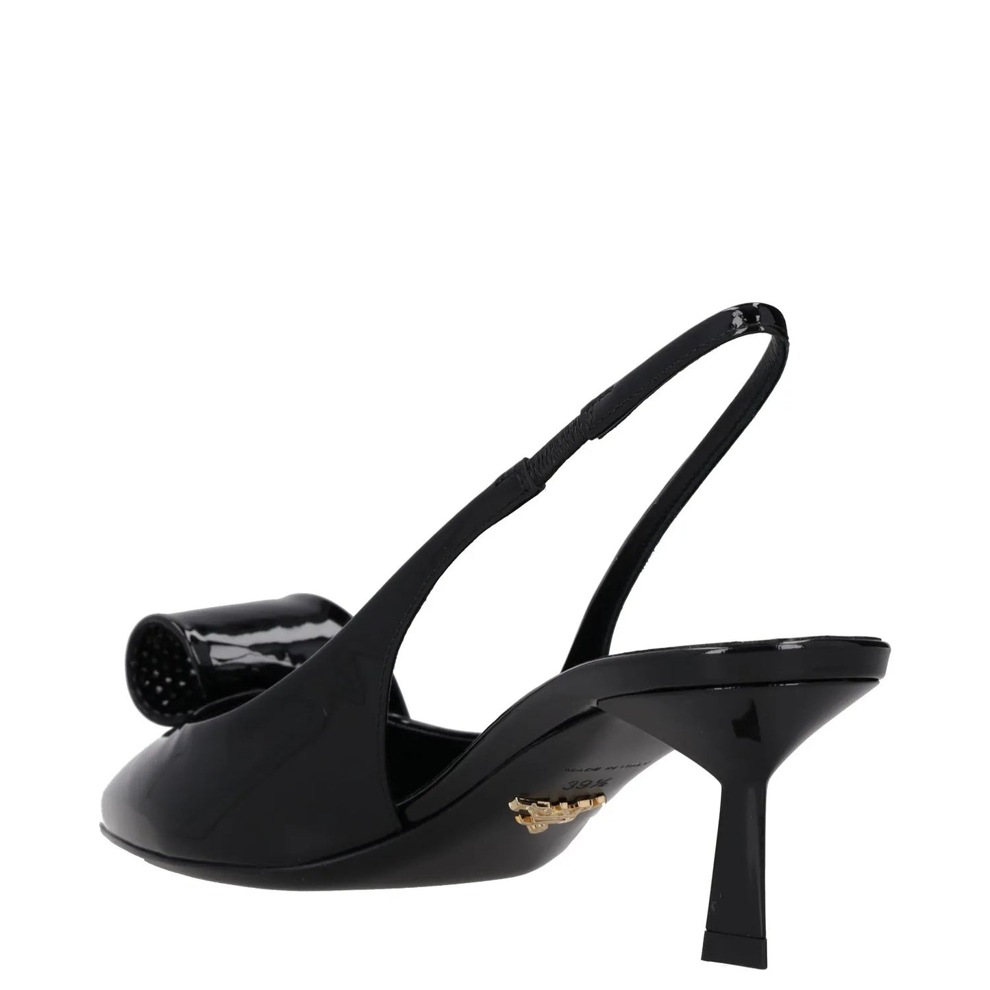 PRADA Womens Modellerie Torchon 55 Mid Heel Point Toe Pumps Black EU 39 RRP 1320 — View 5