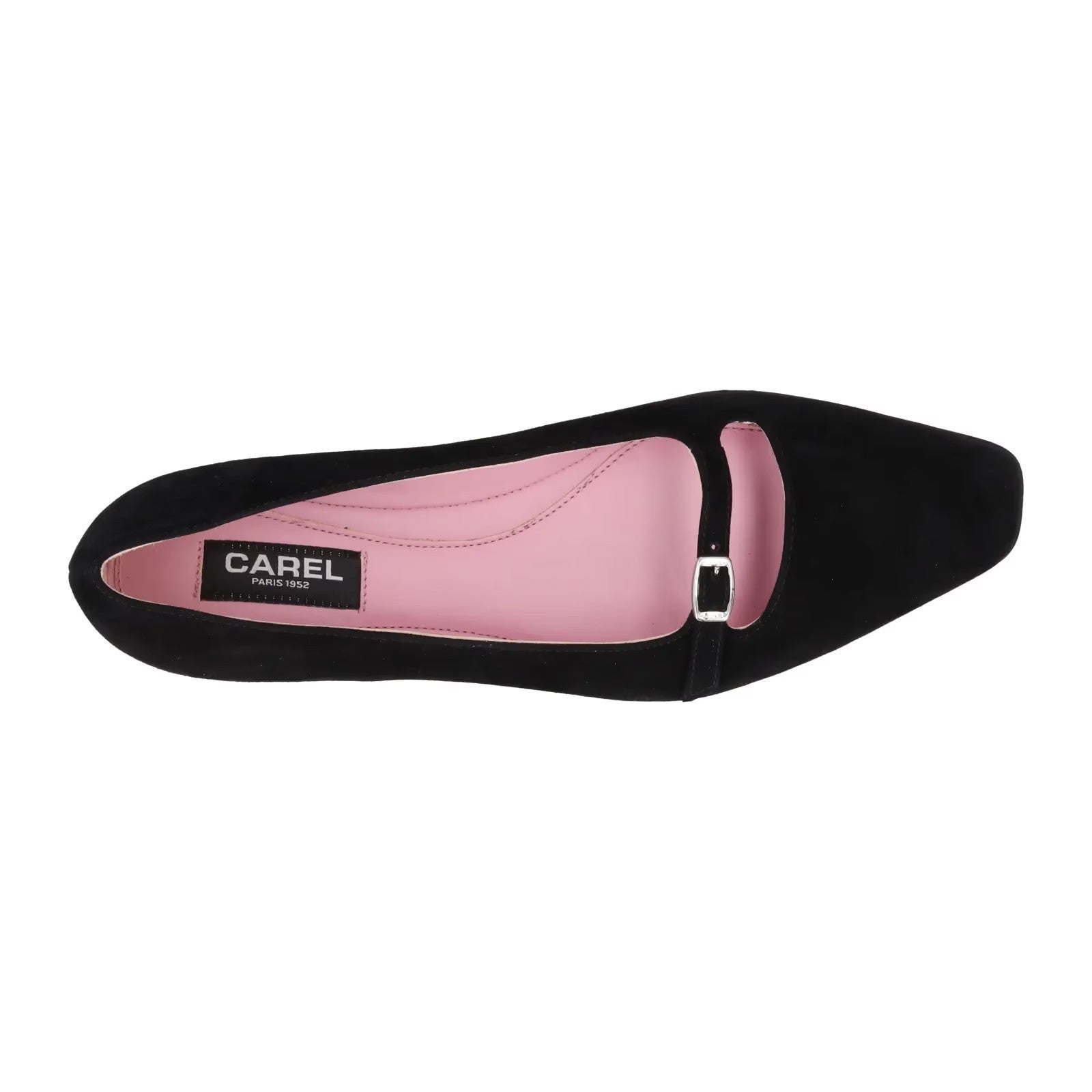CAREL PARIS Womens Emilie 24 Ballet Flats Black Suede Leather Bow UK 5.5 RRP350 — View 7