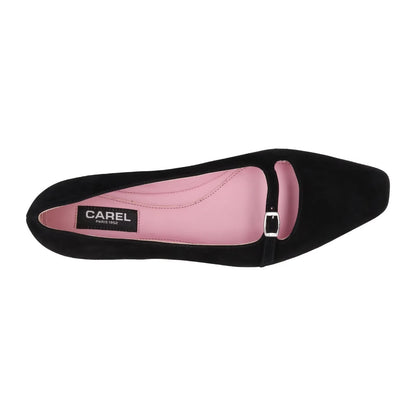 CAREL PARIS Womens Emilie 24 Ballet Flats Black Suede Leather Bow UK 5.5 RRP350 — View 7