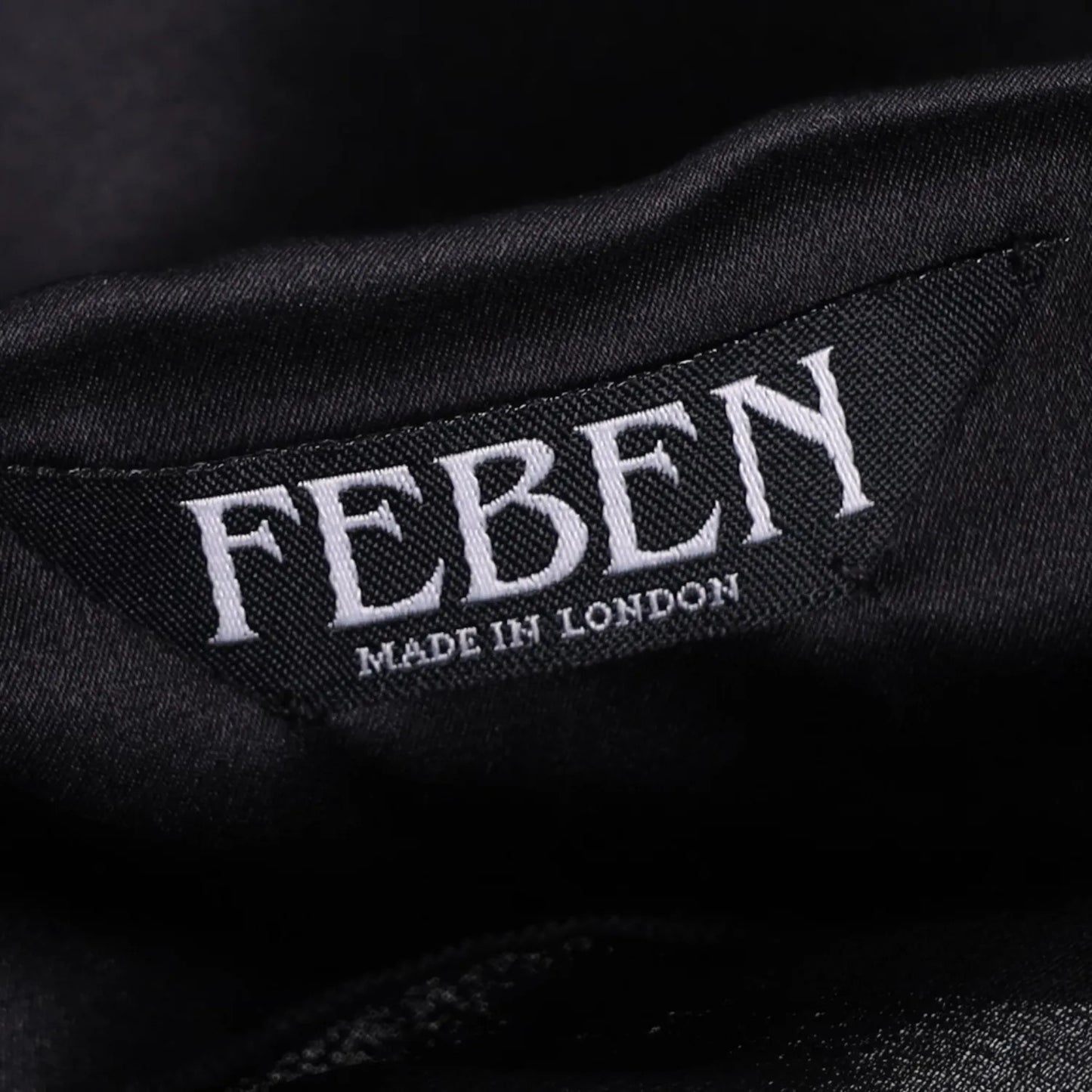 FEBEN Womens Spiral Knee Length Dress Black Silk Sleeveless Tie Halter 40 RRP785 — View 8