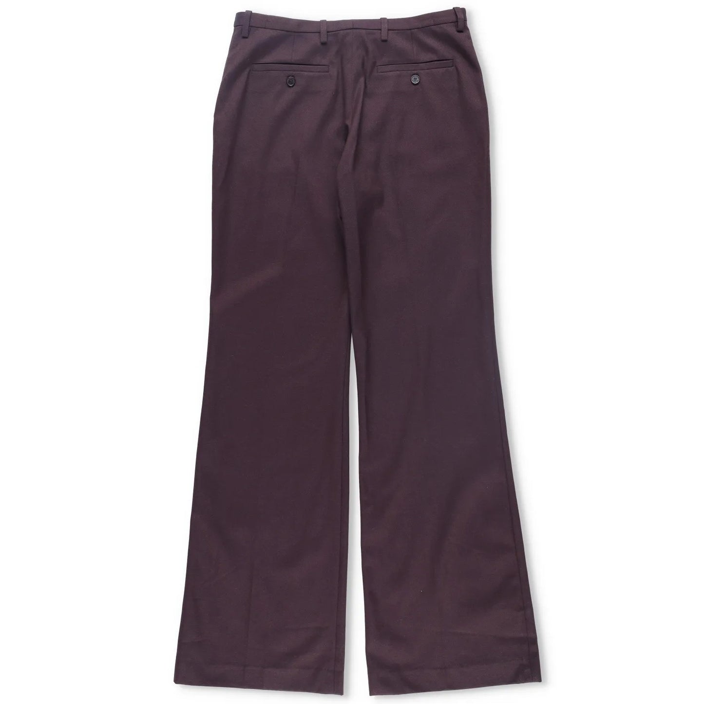 FRANKIE SHOP Womens Lyra Flared Pants Purple Flat Front Zipped Size M RRP 212.1 — View 8