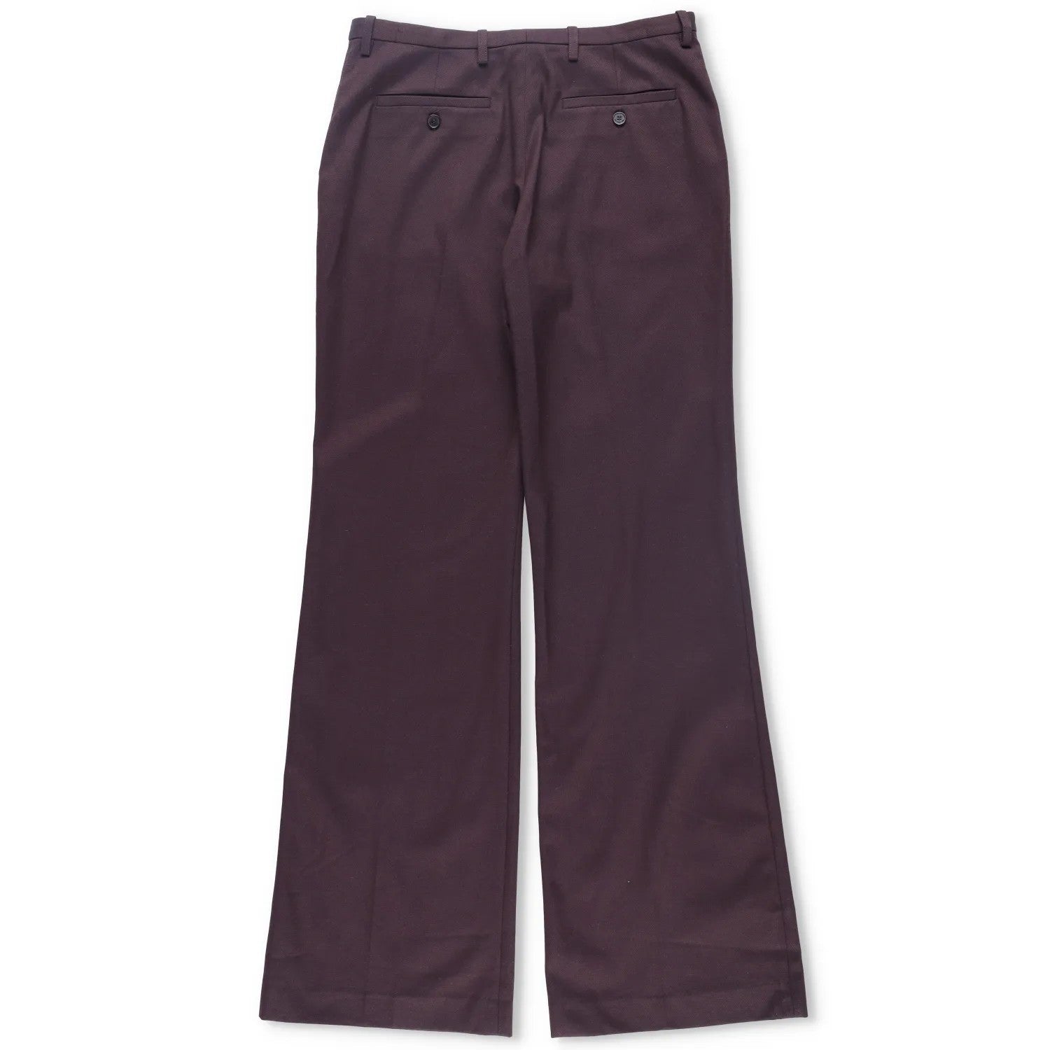 FRANKIE SHOP Womens Lyra Flared Pants Purple Flat Front Zipped Size M RRP 212.1 — View 8