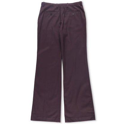 FRANKIE SHOP Womens Lyra Flared Pants Purple Flat Front Zipped Size M RRP 212.1 — View 8
