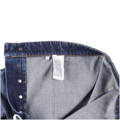BOTTEGA VENETA Womens Jeans Straight High Waist Ankle Length Denim 40 RRP 860 — View 9