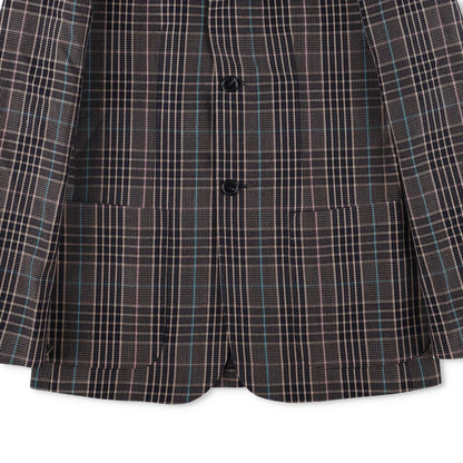 RAF SIMONS Mens Plaid Cotton Blend Jacket Multicoloured Casual RRP 750 — View 3