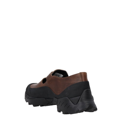 ROA HIKING Mens Mary Jane Brown Leather Sneaker Hook Loop Low Top UK 10 RRP 435 — View 5