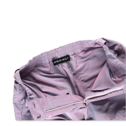 Y PROJECT Womens Pop-Up Pants Wide Leg Snow Pants High Rise Zip Purple S RRP 880 — View 8