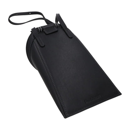 J.W. ANDERSON Womens Lid Pocket Crossbody Bag Black Leather Size S RRP 450 — View 7
