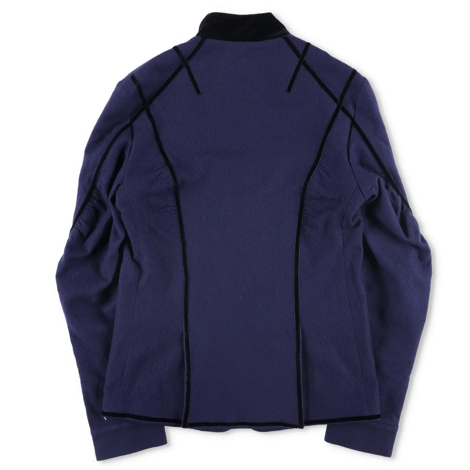 HAIDER ACKERMANN Mens Jacket Blue Fleece Wool Blend Button Closure RRP 1750 — View 9