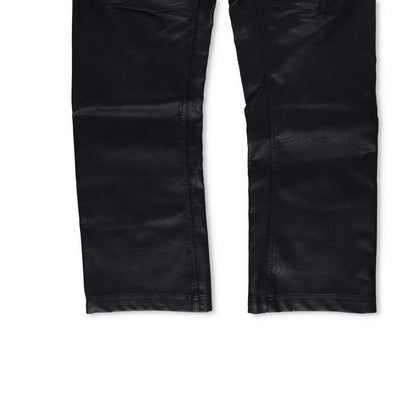 ENTIRE STUDIOS Mens Wet Pants Faux Leather Black 5 Pocket Zip Size S RRP 175.3 — View 15