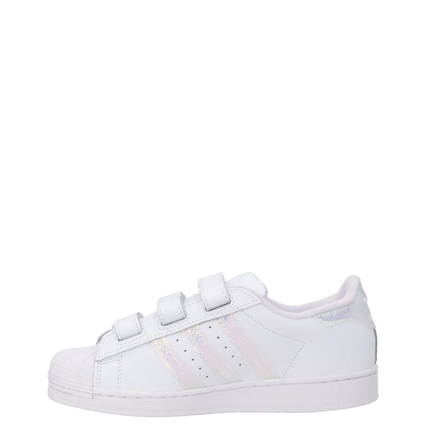 ADIDAS Girls Superstar Sneaker Leather Low Top White Trainers EU 34 RRP 55 — View 4