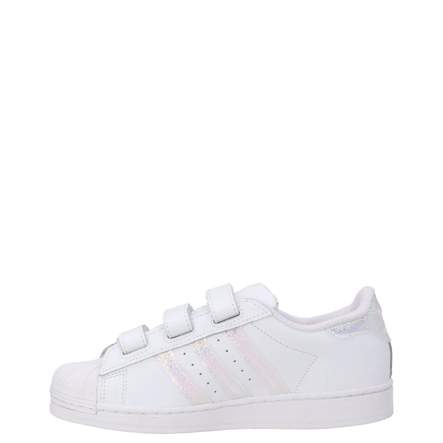 ADIDAS Girls Superstar Sneaker Leather Low Top White Trainers EU 34 RRP 55 — View 4