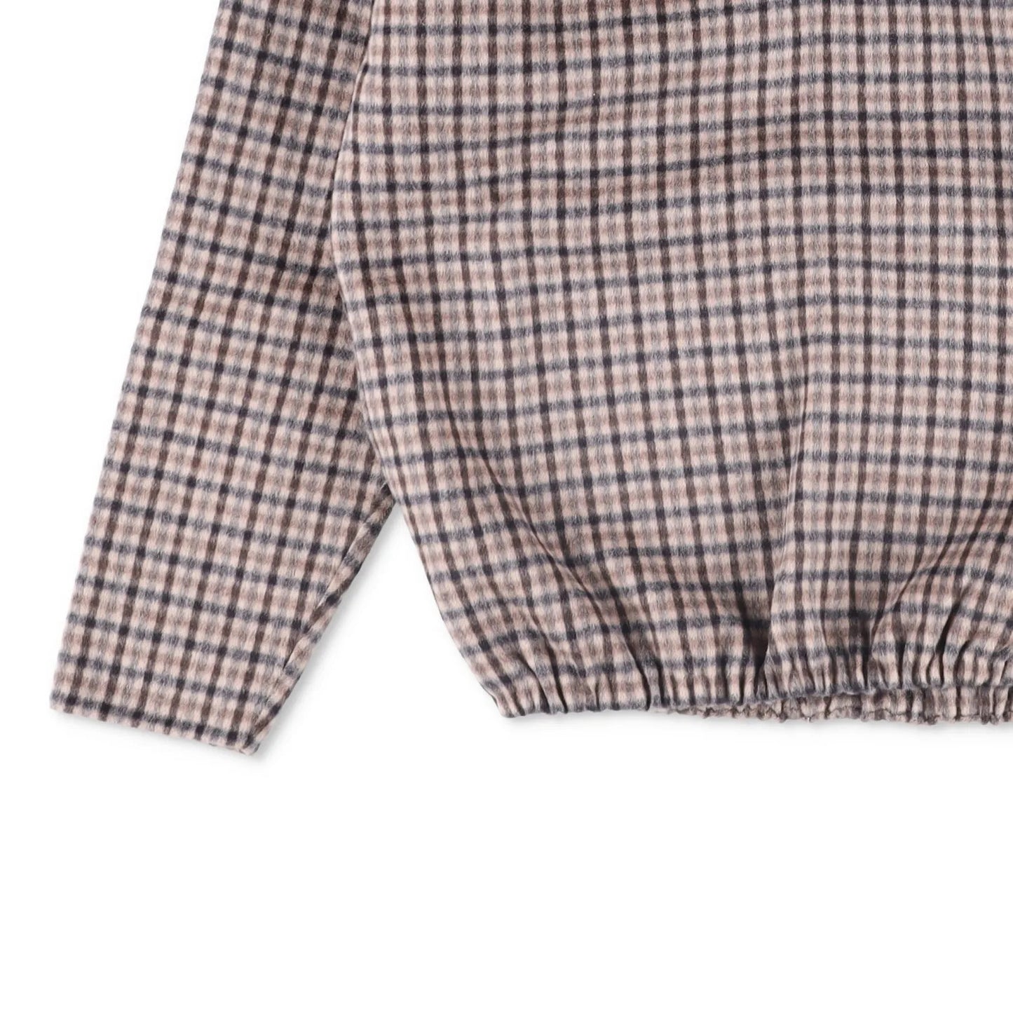 PRADA Womens Blouse V-Neck Long Sleece Check Pattern Brown Size 40 RRP 2830 — View 3