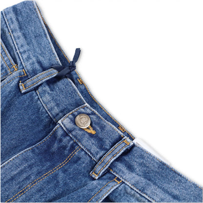 MONCLER Womens Denim Jeans Straight Leg Blue 5 Pockets Size 46 RRP 515 — View 7