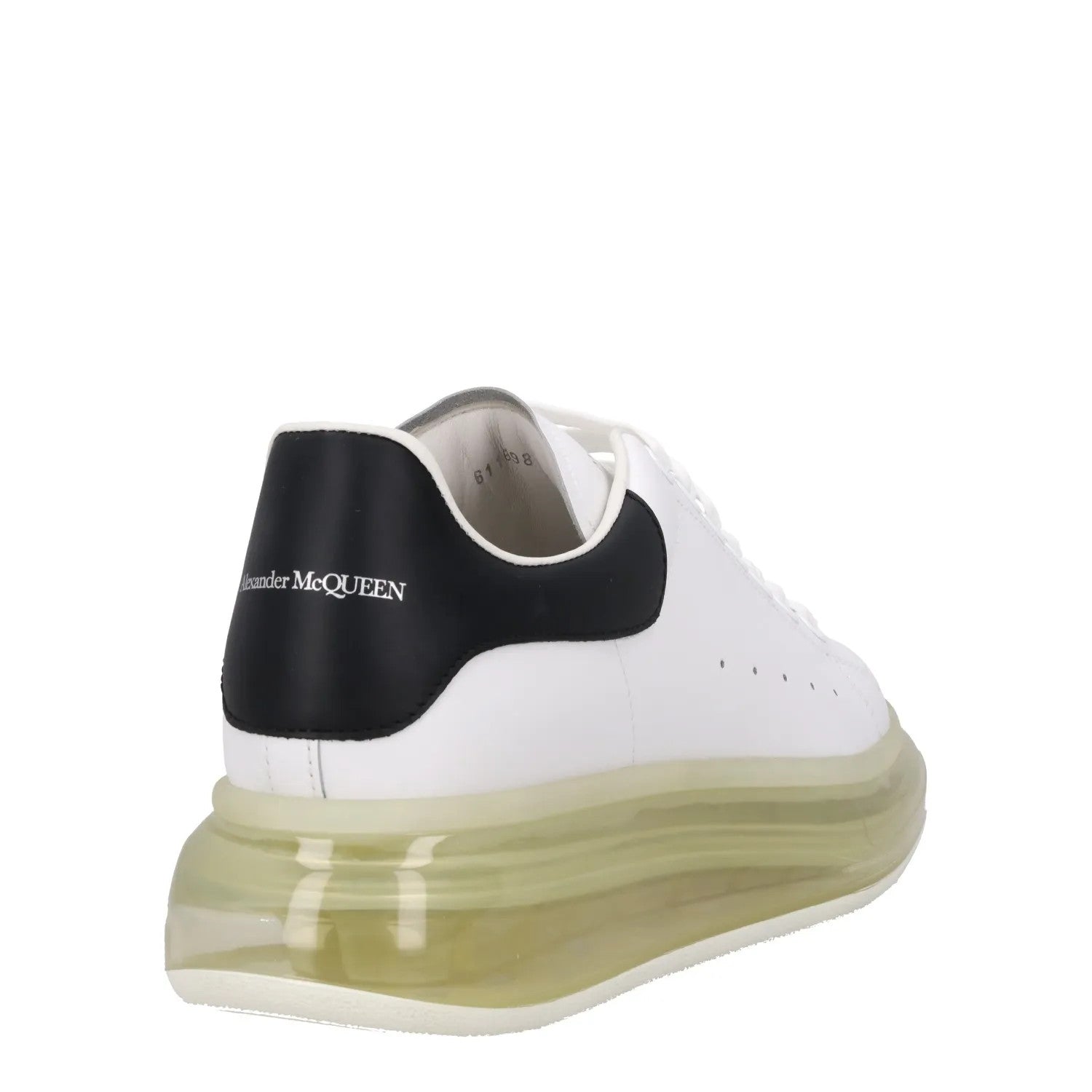 ALEXANDER MCQUEEN Unisex Runaway B Sneakers White Black Lace Up UK 7 RRP 590 — View 6