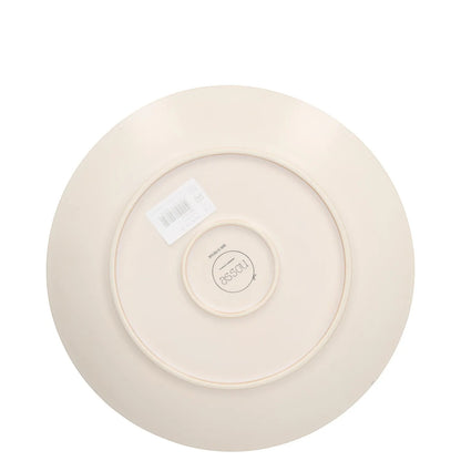 NOSSE Plate White Ceramic White Gold Round Smooth 28cm Diameter RRP 40 — View 3