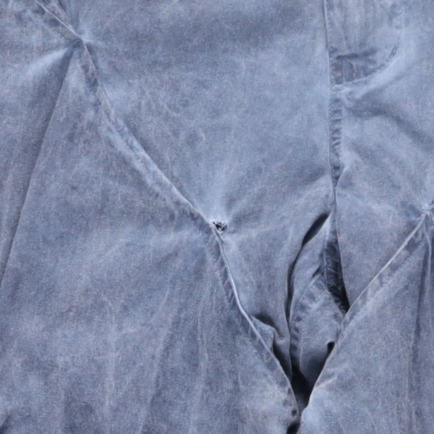 JUNTAE KIM Mens Gather-Twisted Dye Shell Trousers Blue Straight Leg L RRP 720 — View 8