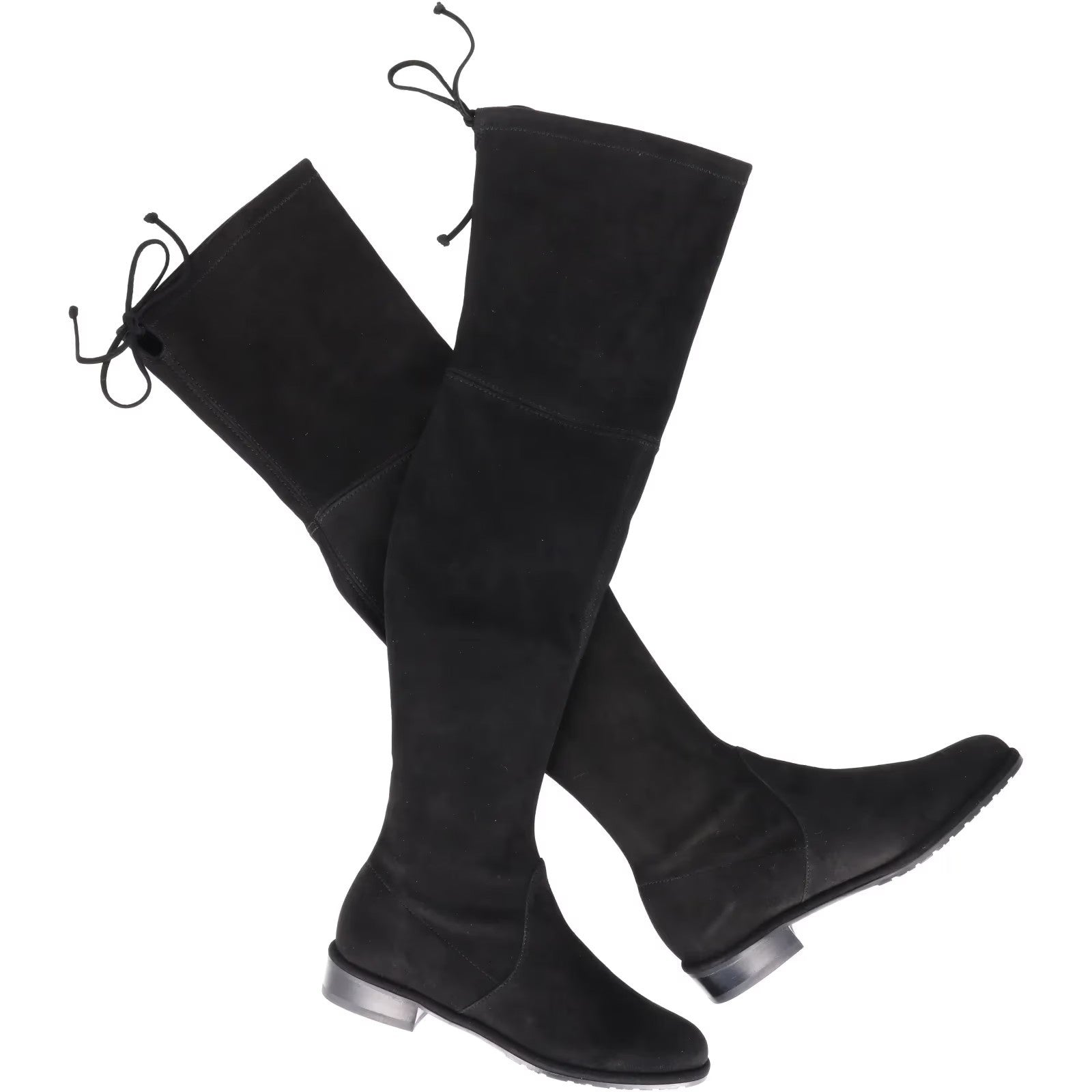 STUART WEITZMAN Womens Over Knee Riding Boots Black Lowland Suede UK 3 RRP 895 — View 2