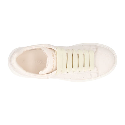 ALEXANDER MCQUEEN Mens Chunky Grain Sneaker Leather White Low Top EU 42 RRP 595 — View 7