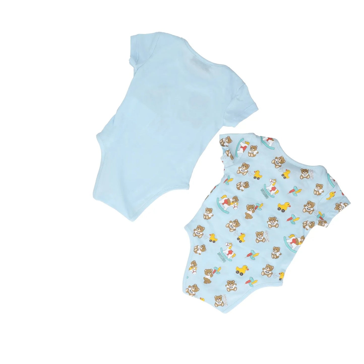 MOSCHINO Boys Toy Bodysuit Gift Set Blue Outfit Graphic Print 1-3 Months RRP 121 — View 8