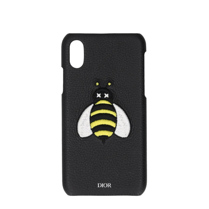 DIOR Bee Hard Phone Case Fits Apple iPhone X Black White Yellow RRP 310 — View 10