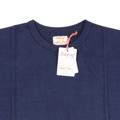 Sunray Mens T-Shirt Navy Blue Crew Neck Short Sleeve Cotton Size 3 RRP 65 — View 5