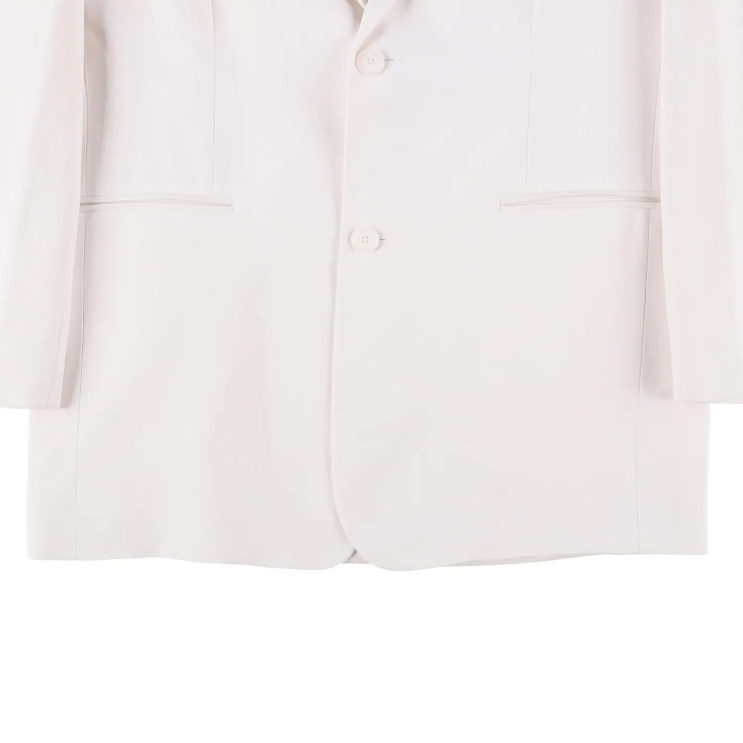 FRANKIE SHOP Womens Aiden Single Breasted Blazer Linen White Size S RRP 350 — View 3