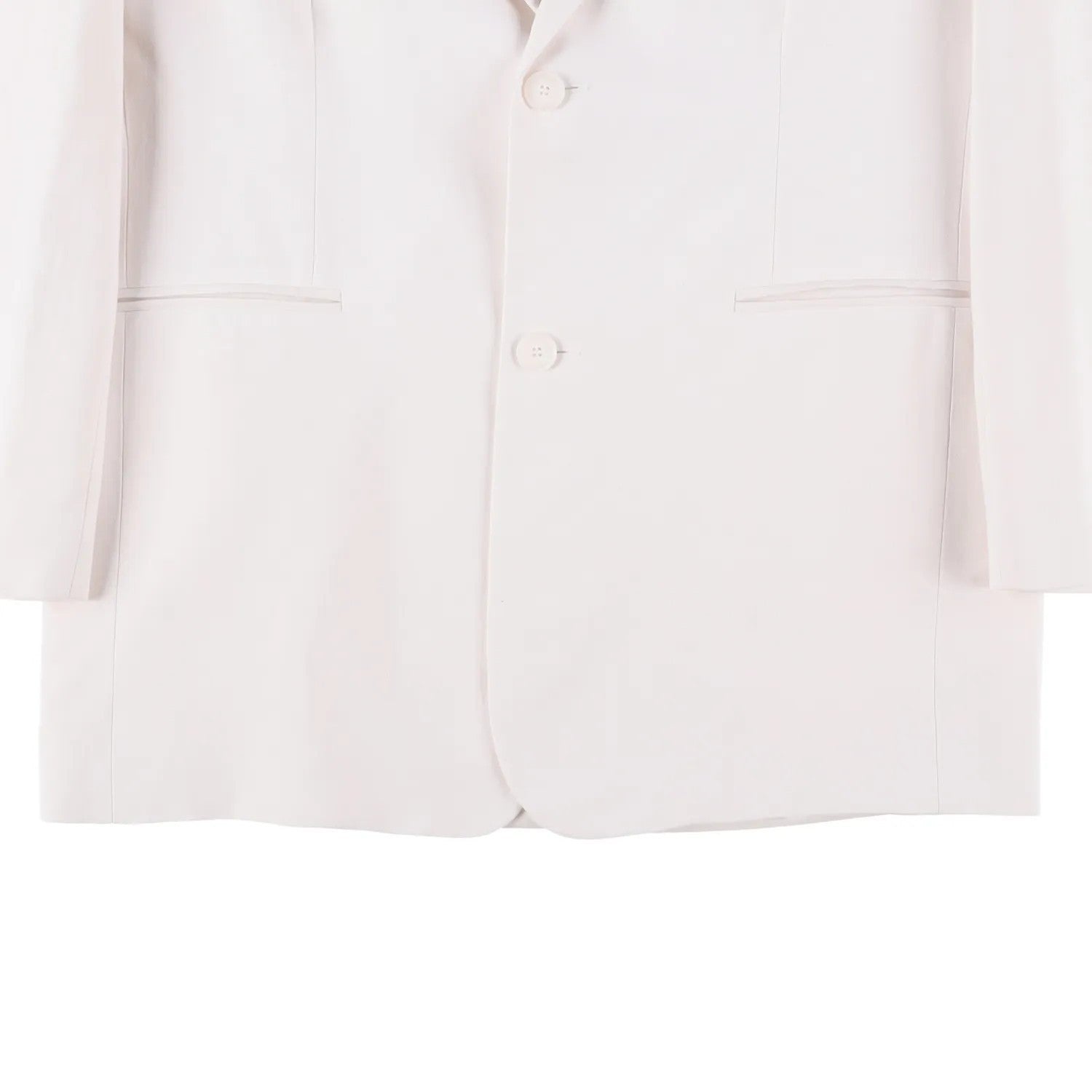 FRANKIE SHOP Womens Aiden Single Breasted Blazer Linen White Size S RRP 350 — View 3