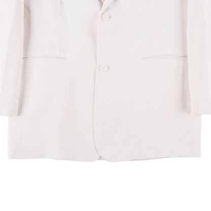 FRANKIE SHOP Womens Aiden Single Breasted Blazer Linen White Size S RRP 350 — View 3