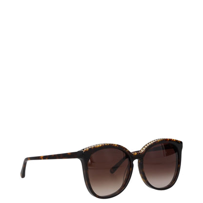 STELLA MCCARTNEY Womens Sunglasses Brown Acrylic Cat Eye One Size RRP 225