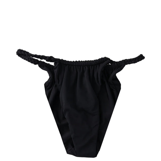 ISA BOULDER Women's Rev Bikini Bottoms Twist Strap Black Size S RRP 160 — View 2