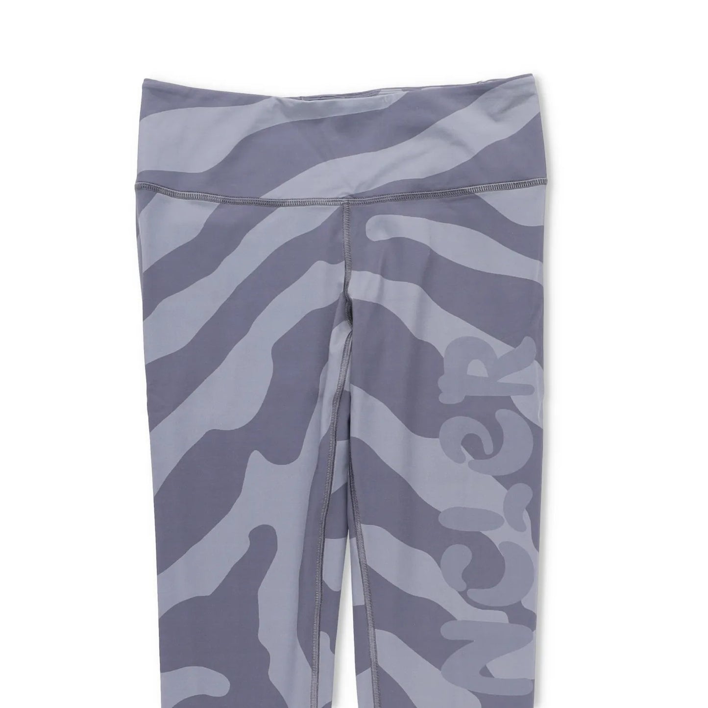 MONCLER GENIUS X Salehe Womens Bembury Jersey Leggings Capri Grey S RRP 340 — View 2